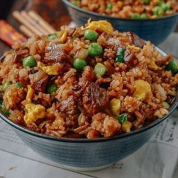 Chinese-Style Beef Fried Rice With Vegetables
