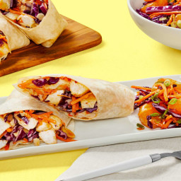 Chinese Style Chicken Wraps with Cabbage & Orange Slaw | 2 servings