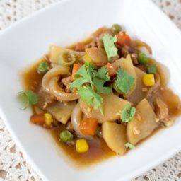 Chinese-style Potato and Pork Recipe