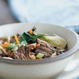 Chinese-Style Stove-Top Pot Roast with Noodles