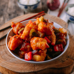 Chinese Sweet and Sour Fish Fillet Stir-fry
