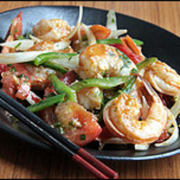 Chinese Trinidadian Stir-Fried Shrimp With Rum