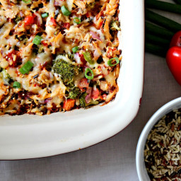 Chipotle Chicken Bake with Food Network Magazine and Minute Rice