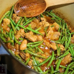 Chipotle Pork Stew with Green Beans (Morelos Cooking Sauce)