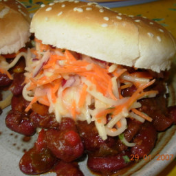 Chipotle Sloppy Joes With Crunchy Coleslaw