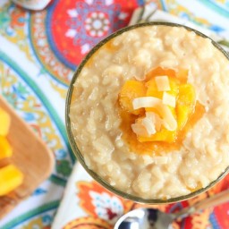 Chipotle Mango and Coconut Rice Pudding