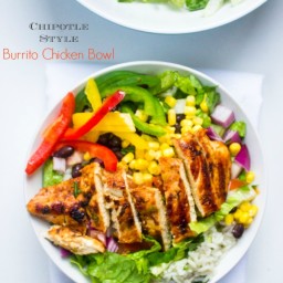 Chipotle's Chicken Burrito Bowl with Cilantro Lime Rice