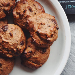 Choc Chip Chickpea Protein Cookies