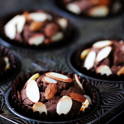 Chocolate Almond Muffins