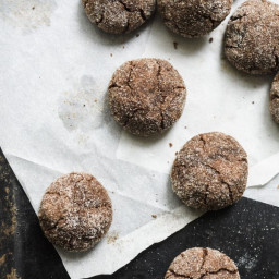 Chocolate-Almond Spice Cookies 