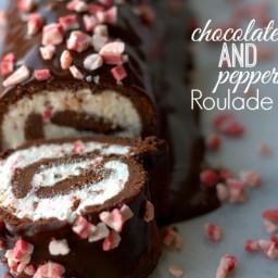 Chocolate and Peppermint Roulade