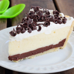 Chocolate and vanilla pudding pie recipe