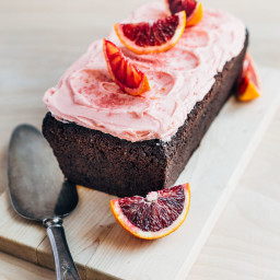 Chocolate Beet Cake with Tangy Blood Orange Frosting