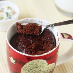 Chocolate Cake in Microwave-Chocolate Cake in a Mug