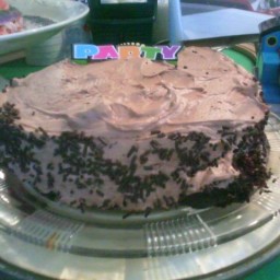 Chocolate Cake with Mocha Frosting