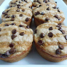 Chocolate caramel apple muffins