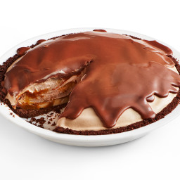 Chocolate-Caramel Banana Ice Cream Pie
