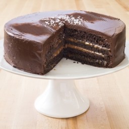 Chocolate-Caramel Layer Cake Recipe