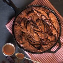Chocolate-Caramel Swirled Brownies