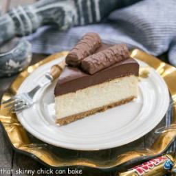 Chocolate Caramel Twix Cheesecake