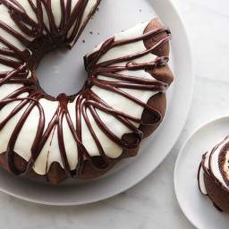 Chocolate Cheesecake Swirl Bundt Cake