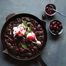 Chocolate Cherry Skillet Brownies: The fast and freezable dessert we can't 