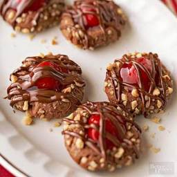 Chocolate-Cherry-Walnut Thumbprints