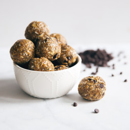 Chocolate Chia Coconut Protein Energy Balls