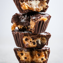 Chocolate Chip Cheesecake Cookie Dough Cups