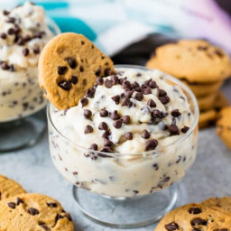 Chocolate Chip Cookie Dough Pudding