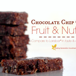 Chocolate Chip Cookie Fruit and Nut Bar (Compare to Larabar!) *PLUS* An Ama