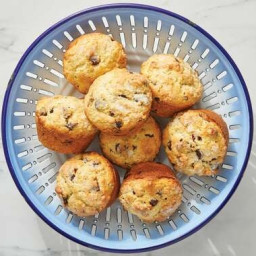 Chocolate Chip Muffins with Dried Cherries