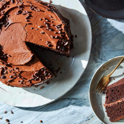 Chocolate-Chocolate Birthday Cake