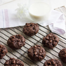 Chocolate Chocolate Chip Cookies