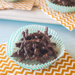 Chocolate Chow Mein Noodle Cookies