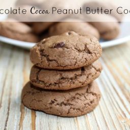 Chocolate Cocoa Peanut Butter Cookies Recipe