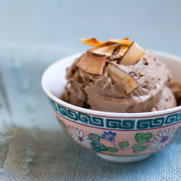 Chocolate Coconut Ice Cream with Avocado