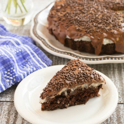 Chocolate Coconut Marshmallow Cake