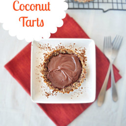 Chocolate Coconut Tarts