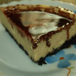 Chocolate Coffee Cheesecake with Mocha Sauce