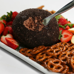 Chocolate Cookie Butter Cheese Ball 