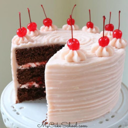 Chocolate Covered Cherry Cake