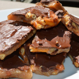 Chocolate Covered Pretzel Toffee