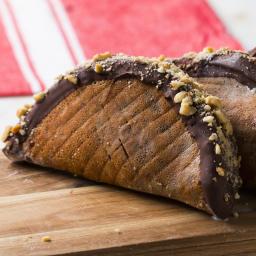 Chocolate-Dipped Ice Cream Tacos Recipe by Tasty