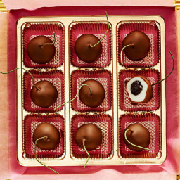 Chocolate-Dipped Luxardo Cherries