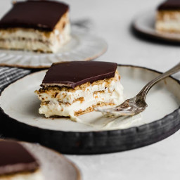 Chocolate Eclair Cake — BEST EVER!! — Salt & Baker