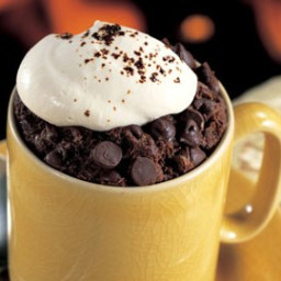 Chocolate-Espresso Lava Cakes with Espresso Whipped Cream
