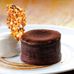 Chocolate Fondant Recipe with Nougatine and Toffee