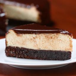 Chocolate Fudge  Brownie Cheesecake Recipe by Tasty