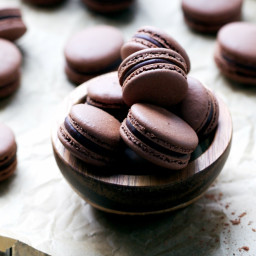 Chocolate Macarons With Chocolate Peppermint Ganache Recipe